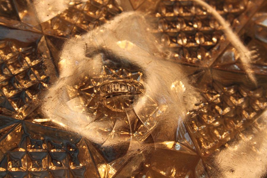 Nucut Crystal Saw Tooth Rim Bowl [Photo 3]