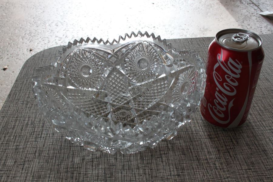 Nucut Crystal Saw Tooth Rim Bowl [Photo 5]