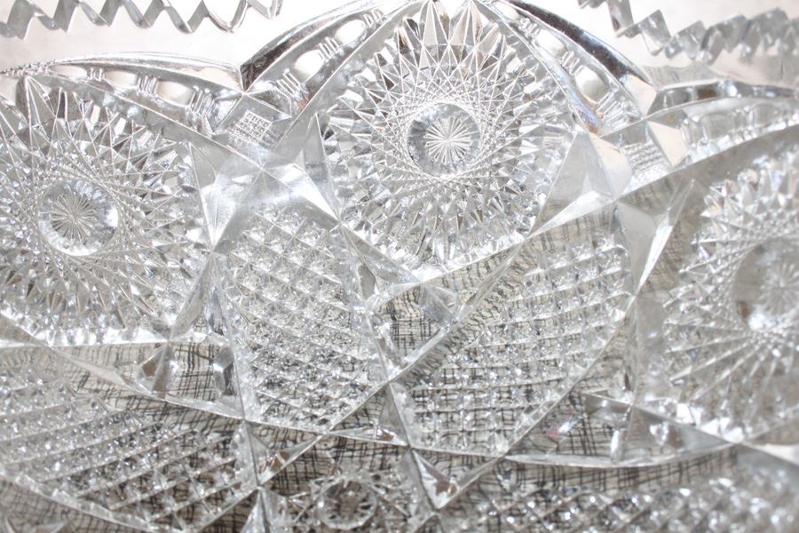 Nucut Crystal Saw Tooth Rim Bowl [Photo 7]