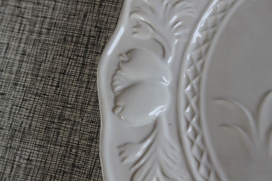 Large White Oval Serving Platter Turkey Portugal