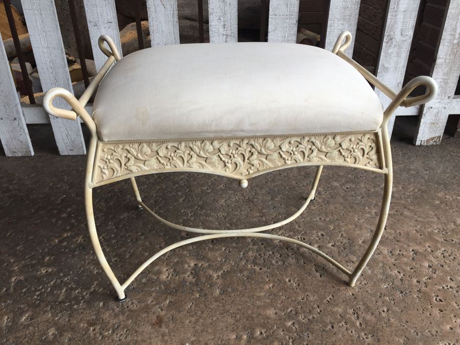 Metal Vanity Bench