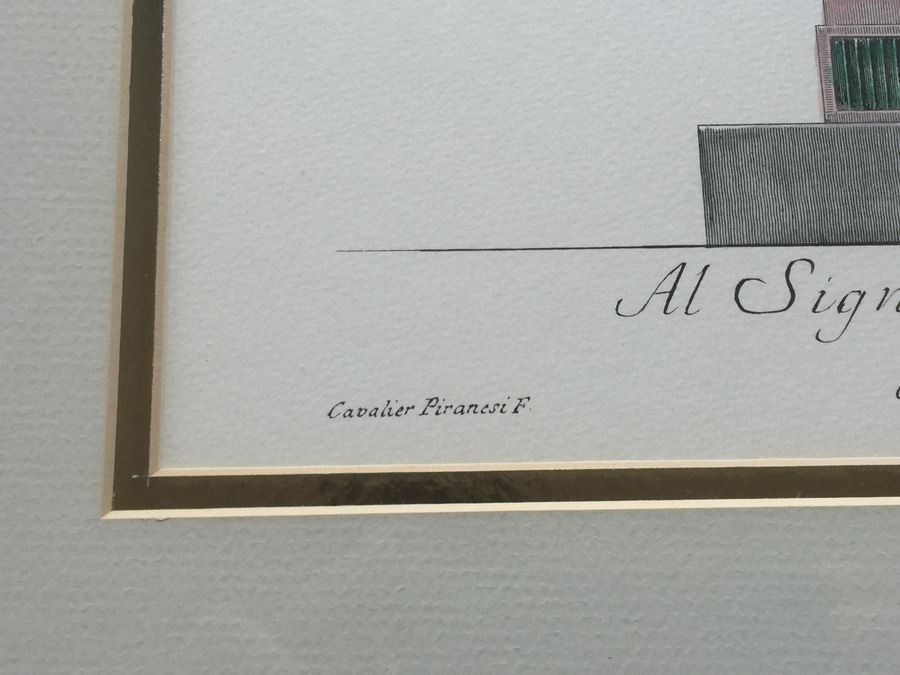 Nicely Framed Engraving Print Edizioni Ponte Vecchio [Photo 6]