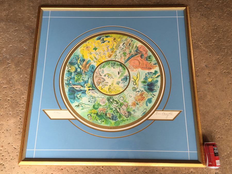 Marc Chagall Paris Opera Ceiling Museum Quality Framing Artist Proof 188/200 Facsimile Signed [Photo 1]