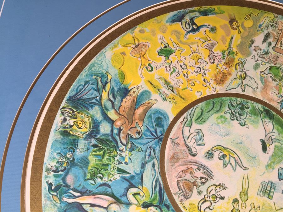 Marc Chagall Paris Opera Ceiling Museum Quality Framing Artist Proof 188/200 Facsimile Signed [Photo 8]