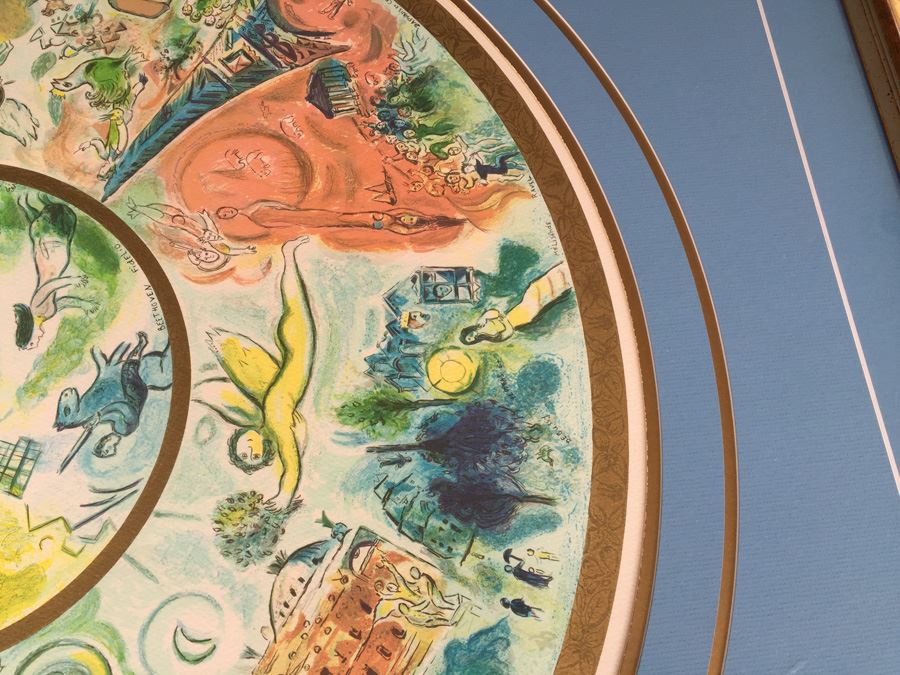 Marc Chagall Paris Opera Ceiling Museum Quality Framing Artist Proof 188/200 Facsimile Signed [Photo 10]