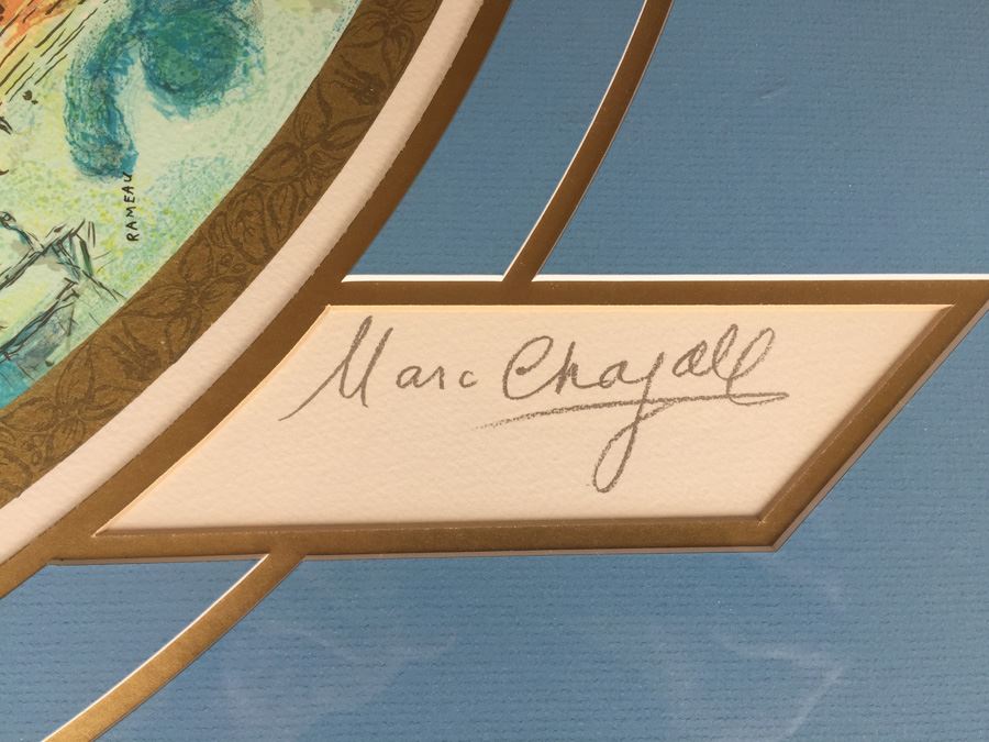 Marc Chagall Paris Opera Ceiling Museum Quality Framing Artist Proof 188/200 Facsimile Signed [Photo 3]