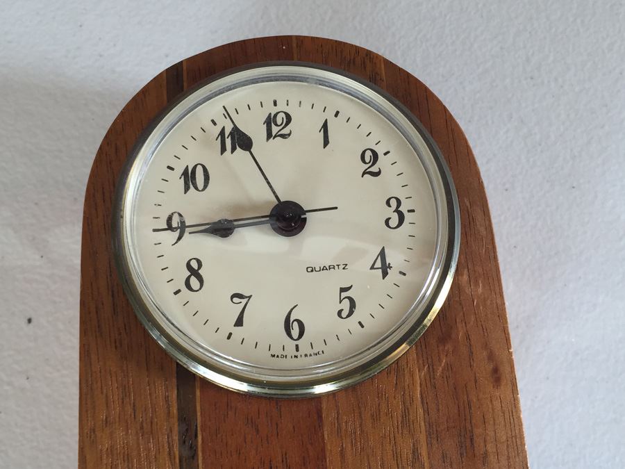 French Desk Set With Desk Protector, Clock And Pen Holder [Photo 9]