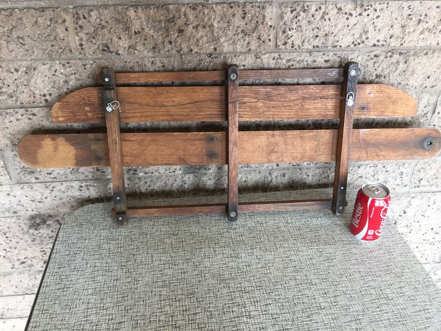 Vintage Speedaway Wooden Sled Reading To Hang On Wall [Photo 10]