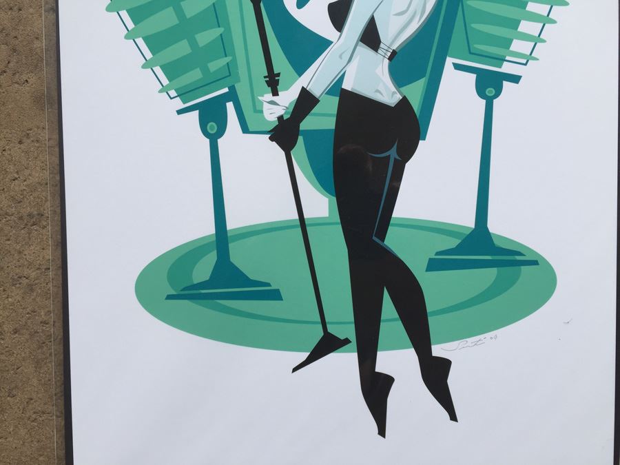 (4) Hand Signed Prints By Senti Mod Music Pin Up Girl Motif [Photo 12]