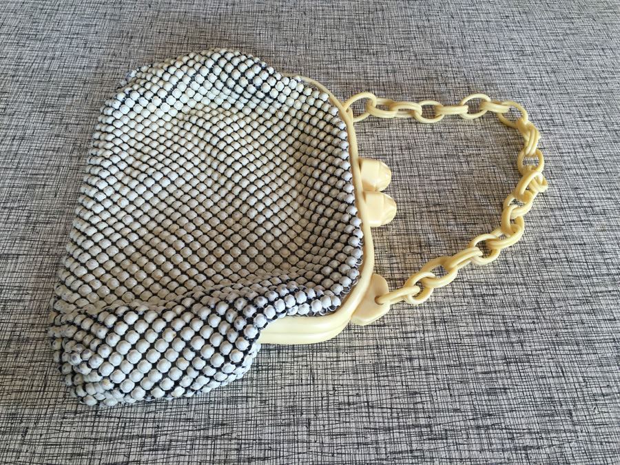 Vintage Handbag Bakelite Mesh Purse