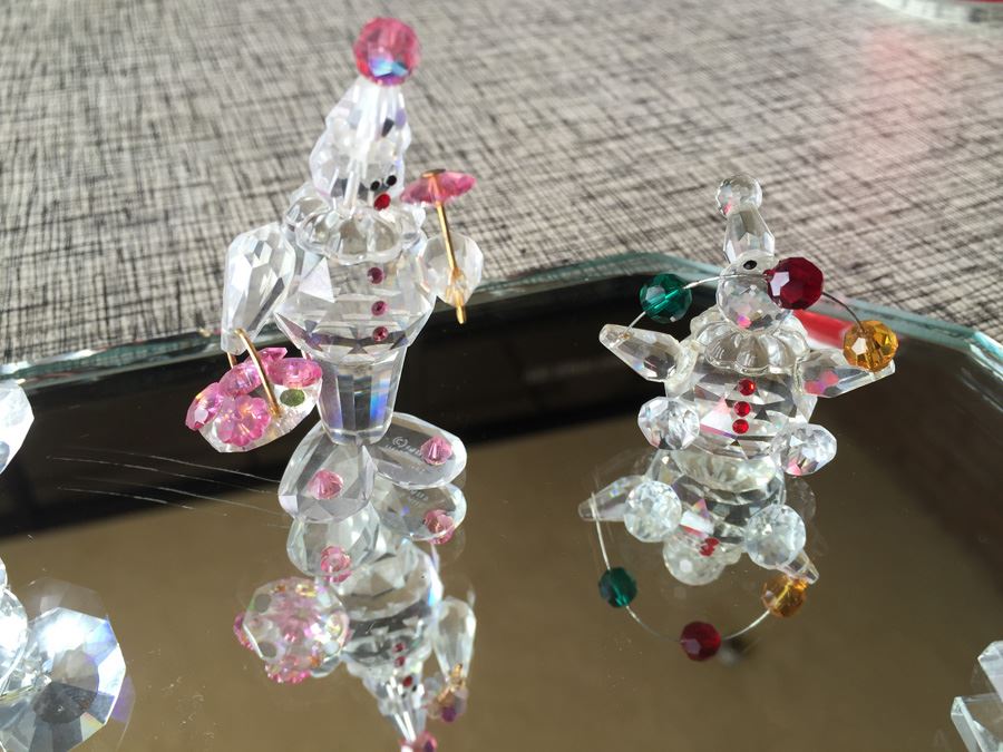 (21) Huge Lot Of Iris Arc Swarovski Miniature Crystal Figurines 1985 [Photo 12]