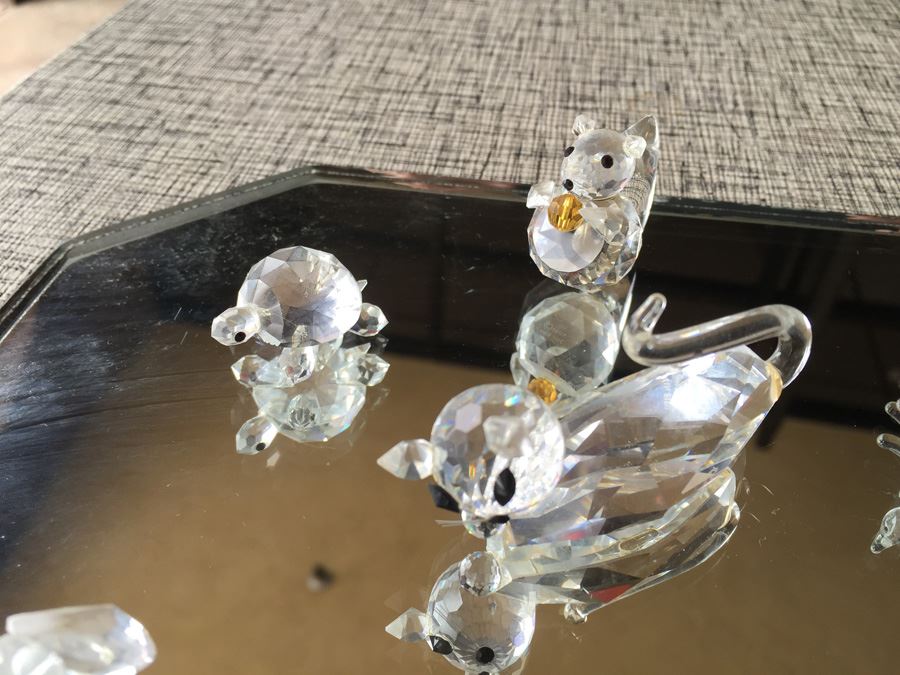(21) Huge Lot Of Iris Arc Swarovski Miniature Crystal Figurines 1985 [Photo 18]