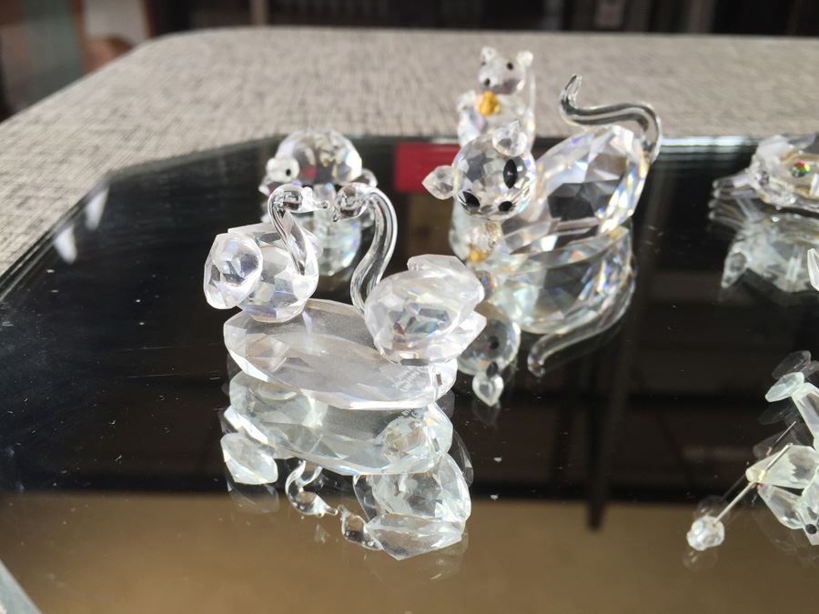 (21) Huge Lot Of Iris Arc Swarovski Miniature Crystal Figurines 1985 [Photo 20]
