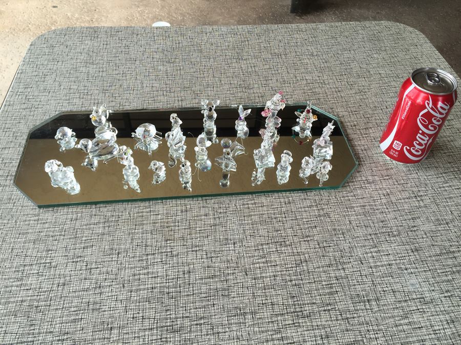 (21) Huge Lot Of Iris Arc Swarovski Miniature Crystal Figurines 1985 [Photo 4]