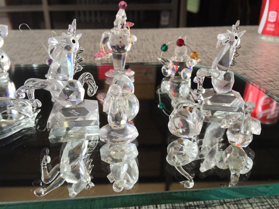 (21) Huge Lot Of Iris Arc Swarovski Miniature Crystal Figurines 1985 [Photo 24]