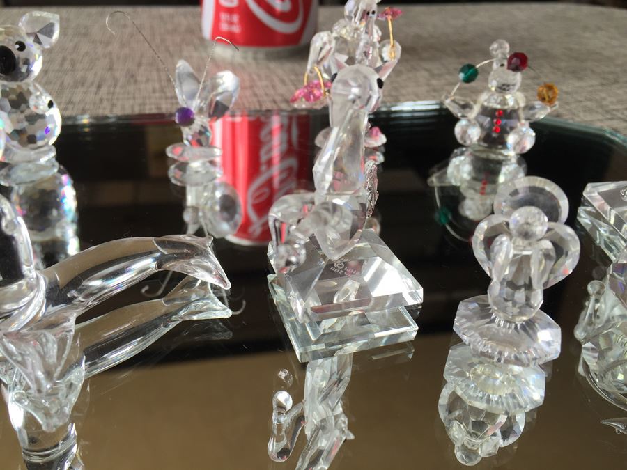 (21) Huge Lot Of Iris Arc Swarovski Miniature Crystal Figurines 1985 [Photo 9]