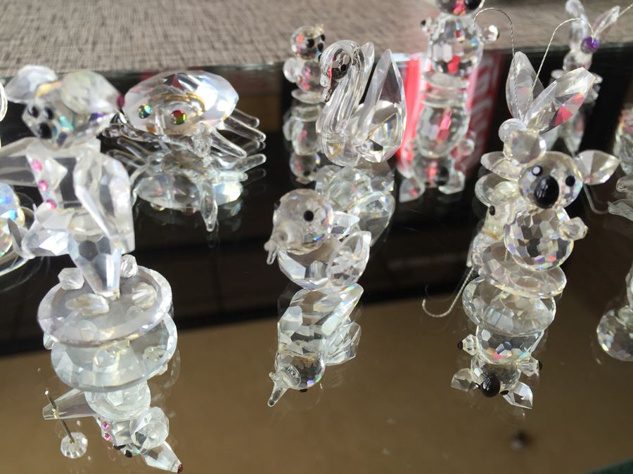 (21) Huge Lot Of Iris Arc Swarovski Miniature Crystal Figurines 1985 [Photo 6]