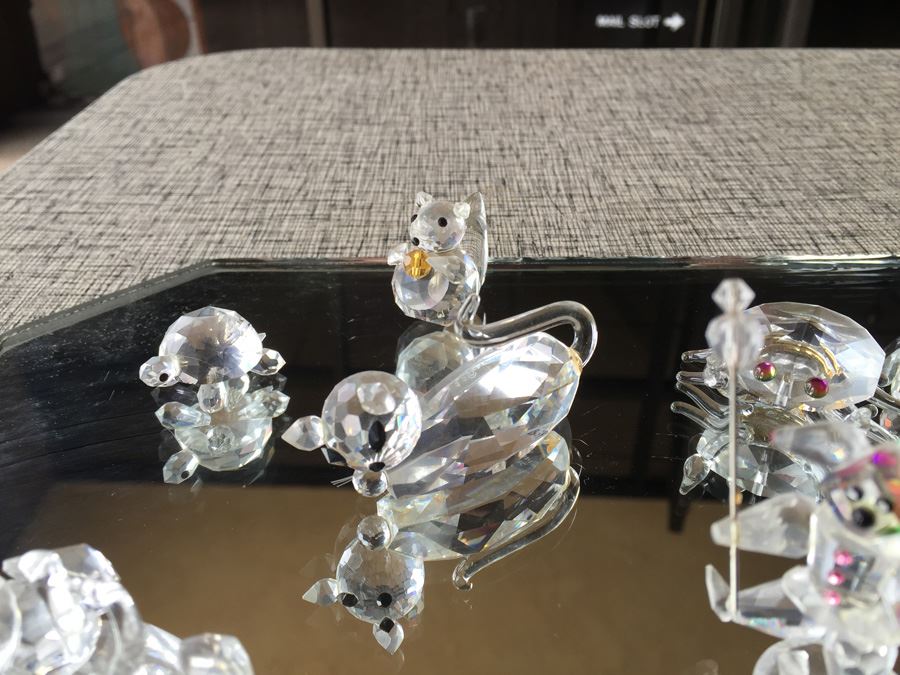 (21) Huge Lot Of Iris Arc Swarovski Miniature Crystal Figurines 1985 [Photo 28]