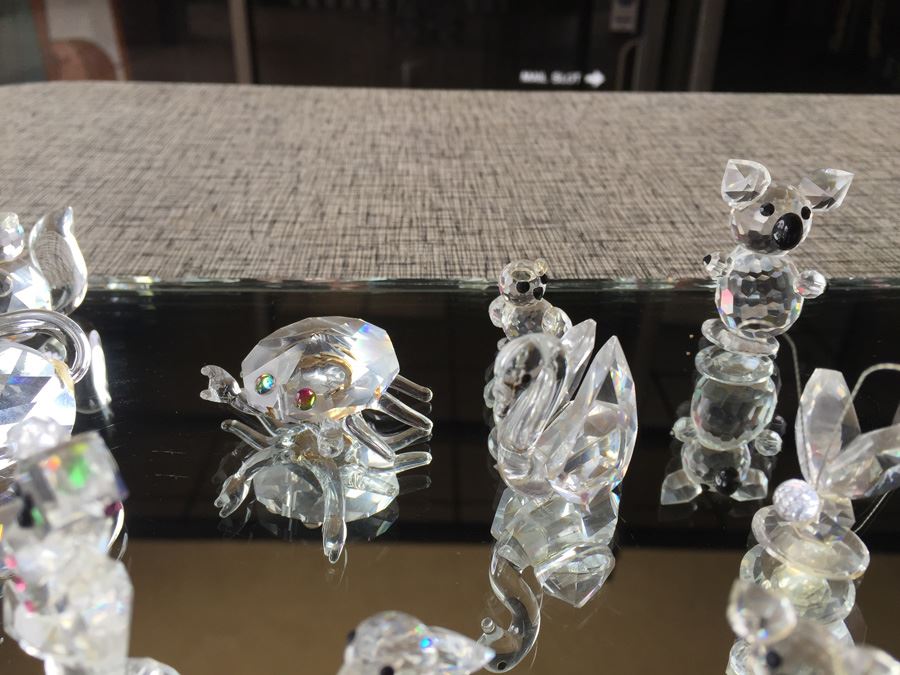 (21) Huge Lot Of Iris Arc Swarovski Miniature Crystal Figurines 1985 [Photo 27]