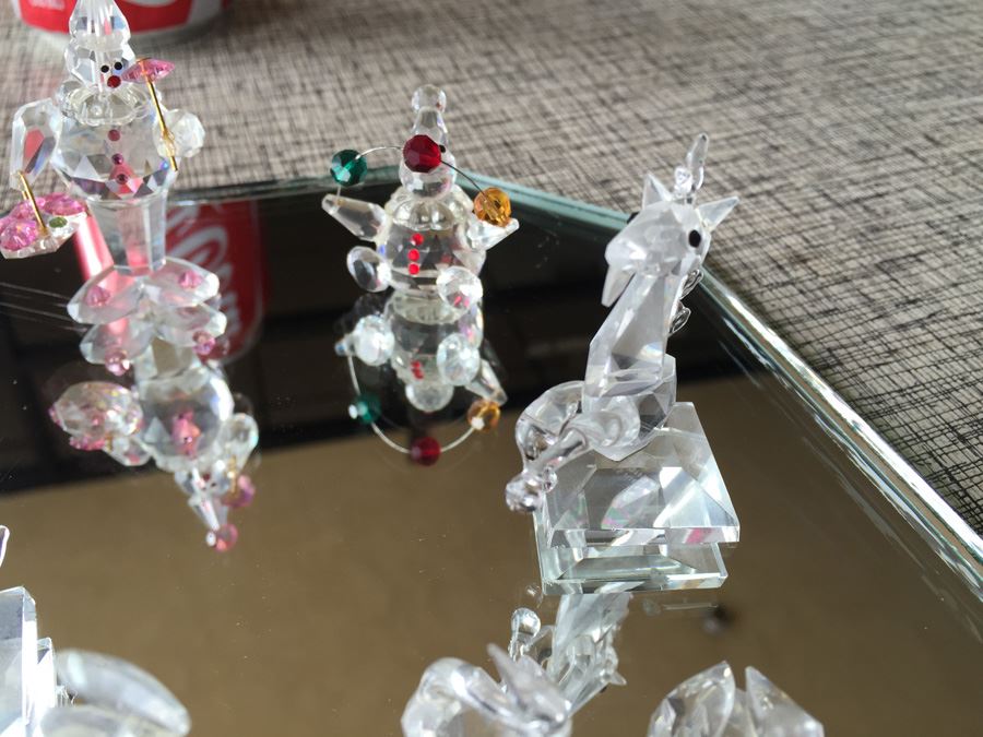 (21) Huge Lot Of Iris Arc Swarovski Miniature Crystal Figurines 1985 [Photo 11]