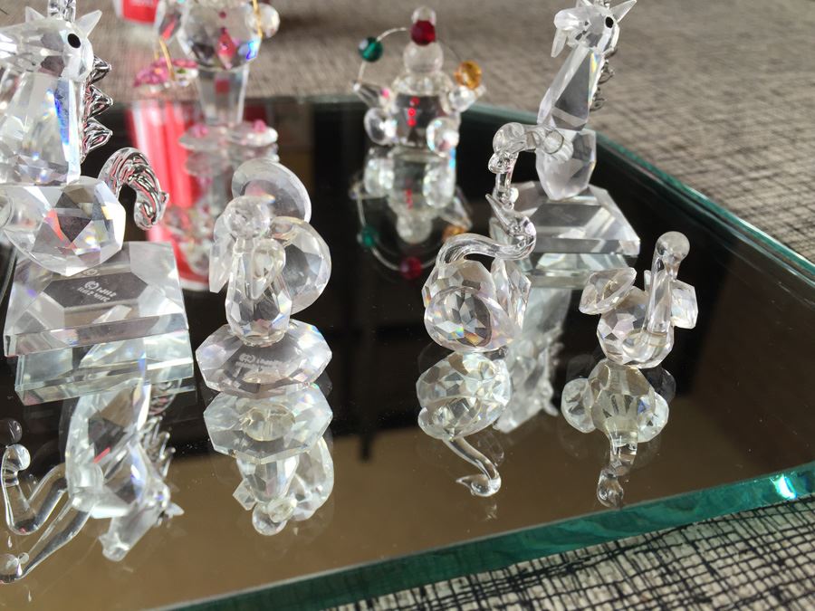 (21) Huge Lot Of Iris Arc Swarovski Miniature Crystal Figurines 1985 [Photo 10]