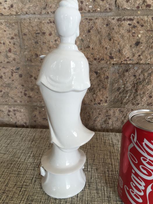 A Chinese Blanc De Chine Figure Of Guanyin [Photo 7]