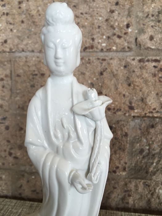 A Chinese Blanc De Chine Figure Of Guanyin [Photo 3]