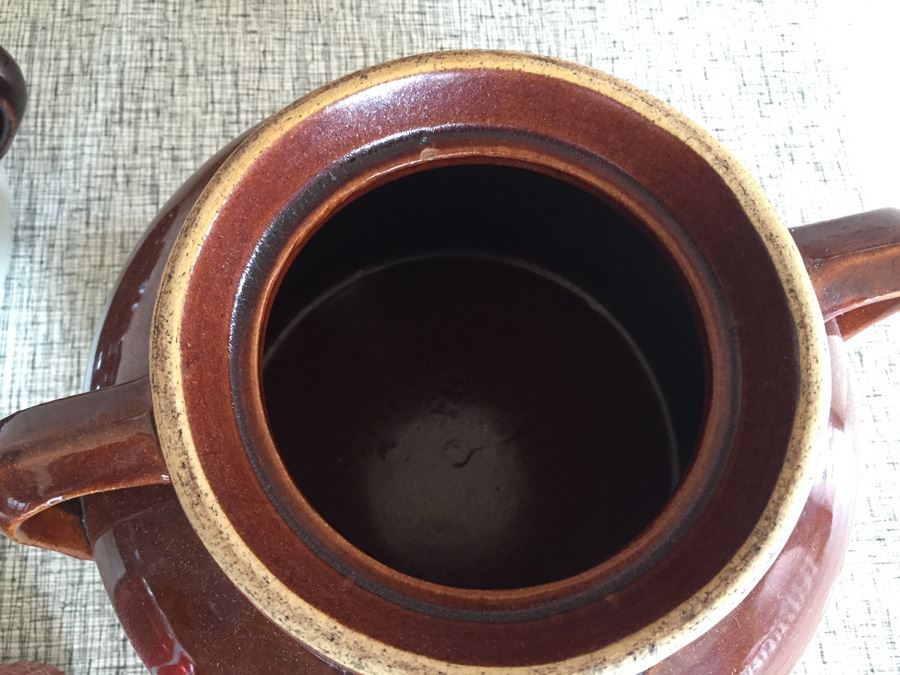 Vintage Crock Pot Stoneware Lot [Photo 5]