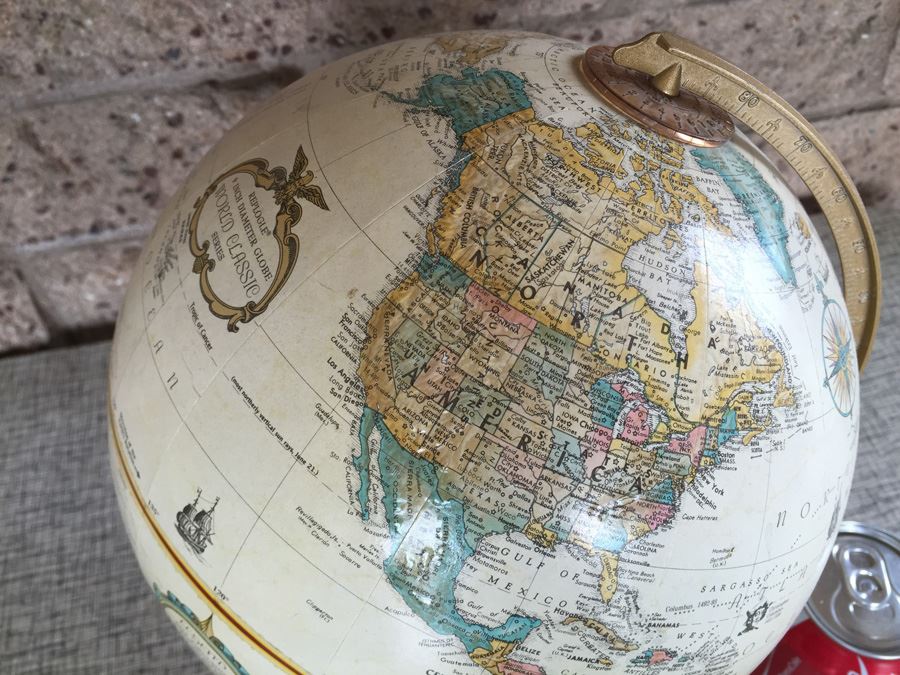 Vintage 9 Inch Diameter Globe Replogle World Classic Series [Photo 4]