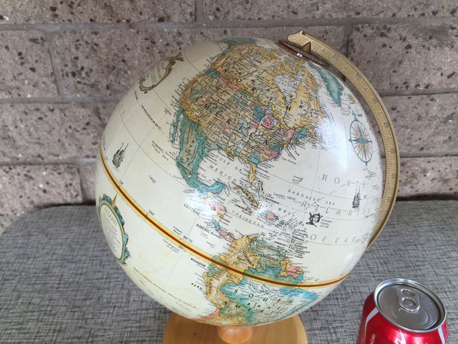 Vintage 9 Inch Diameter Globe Replogle World Classic Series [Photo 2]