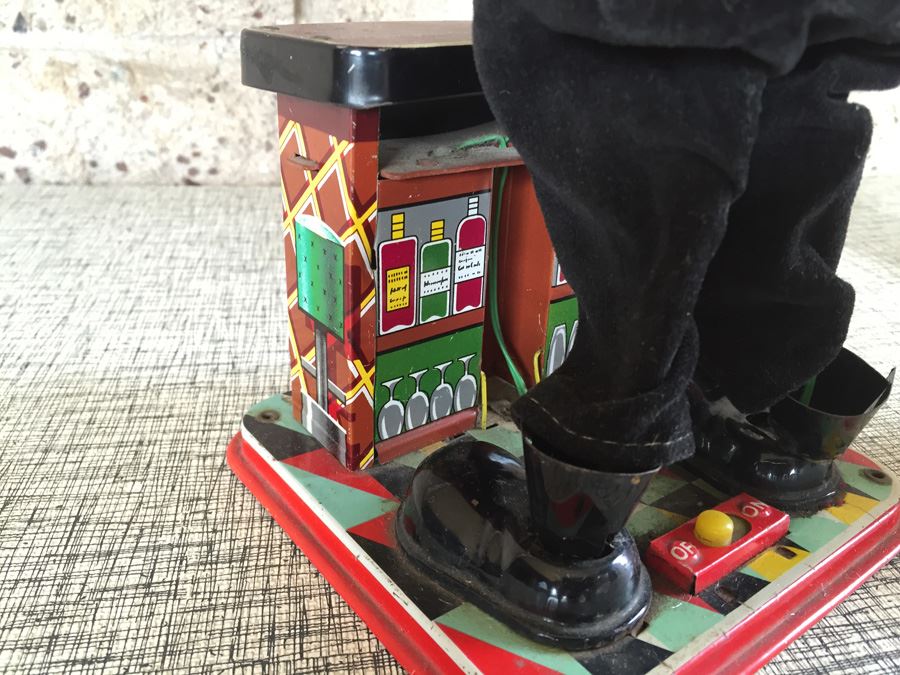 Vintage Mid Century Mechanical Battery Operated Bartender Japan Not Working [Photo 3]