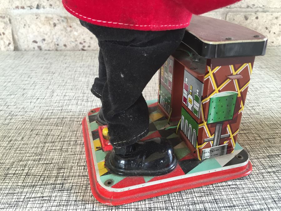 Vintage Mid Century Mechanical Battery Operated Bartender Japan Not Working [Photo 13]