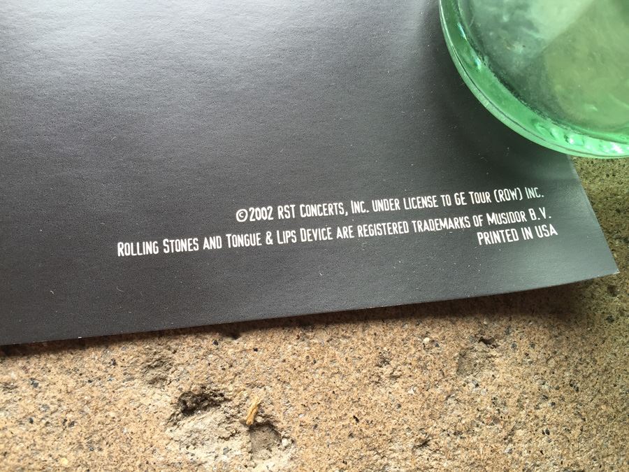 (3) Vintage 2002 Rolling Stones Concert Posters [Photo 6]