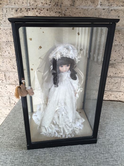 GORHAM Doll Petticoats & Lace In Display Case