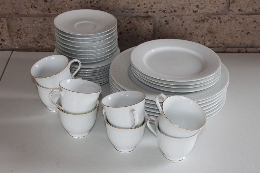 NIKKO Fine China White Lace Pattern [Photo 2]