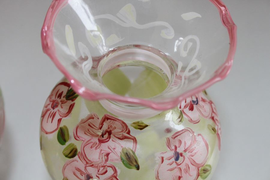 (4) Hand Painted Vases [Photo 2]
