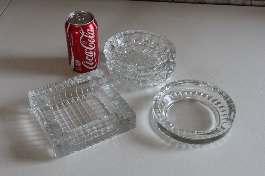 Vintage Glass Ashtrays France And England [Photo 2]