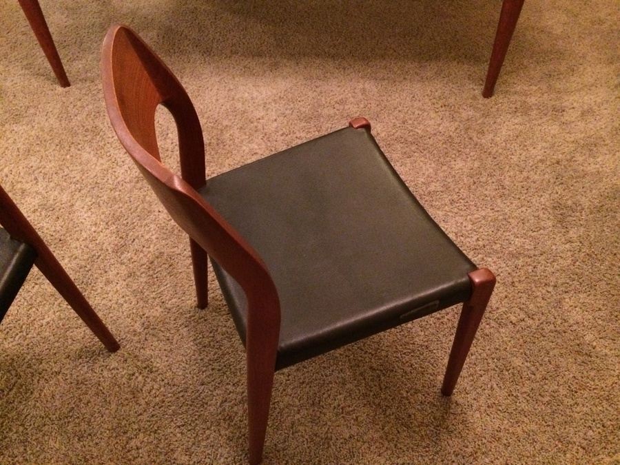 J. L. Moller Teak Dining Chairs and Table - Niels Moller 1951 [Photo 24]