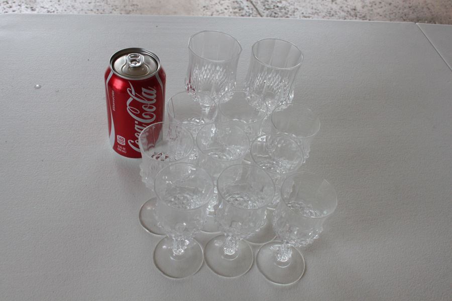 (11) Crystal Stemware Lot [Photo 1]