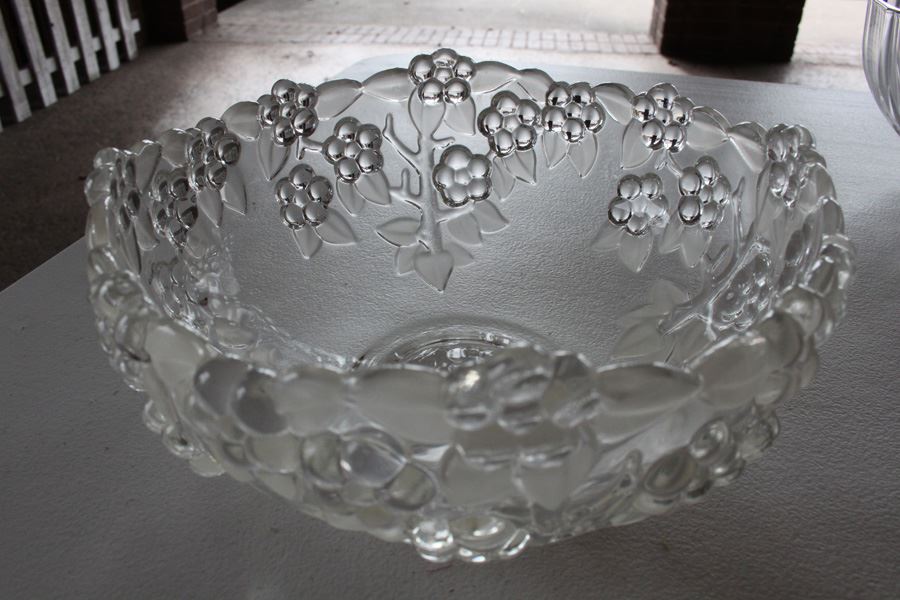 (3) Crystal Bowls Four Leaf Clover Bowl [Photo 2]