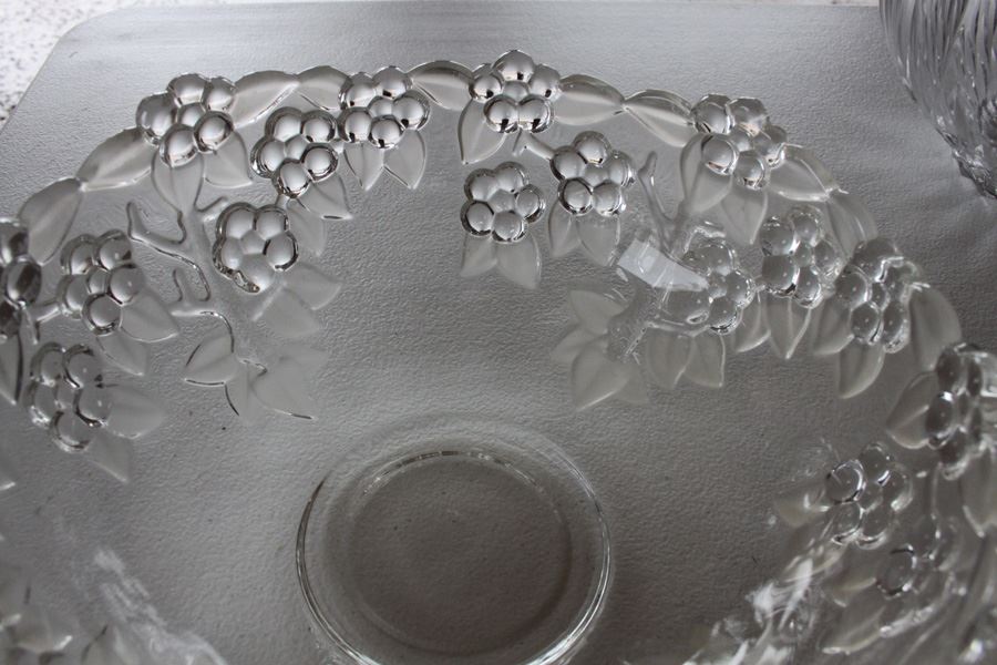 (3) Crystal Bowls Four Leaf Clover Bowl [Photo 5]