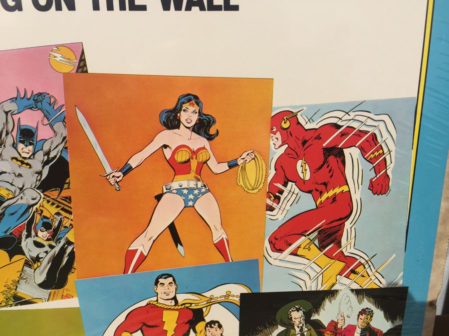 Super Heroes And Super Villains A Big Golden Picture Book New Sealed 1979 DC Comics [Photo 6]