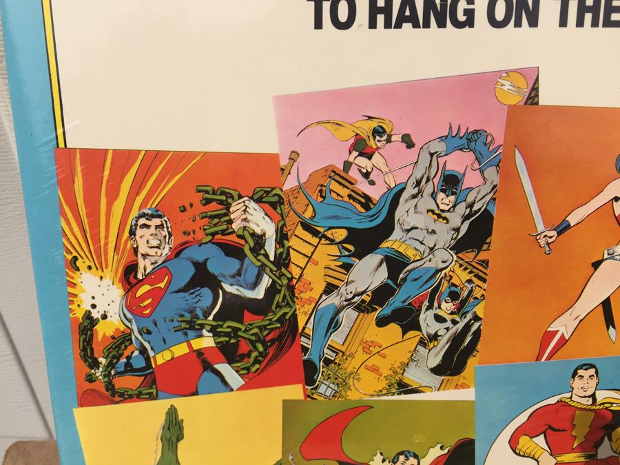 Super Heroes And Super Villains A Big Golden Picture Book New Sealed 1979 DC Comics [Photo 5]