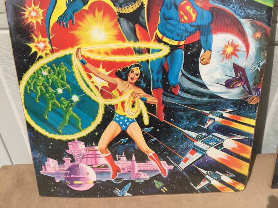 BATMAN Big Coloring Set 1978 Chapin Enterprises New Sealed With Superhero Poster [Photo 12]