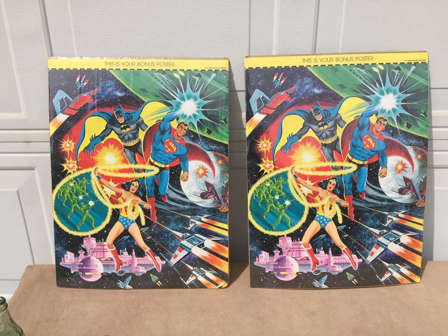 BATMAN Big Coloring Set 1978 Chapin Enterprises New Sealed With Superhero Poster [Photo 3]