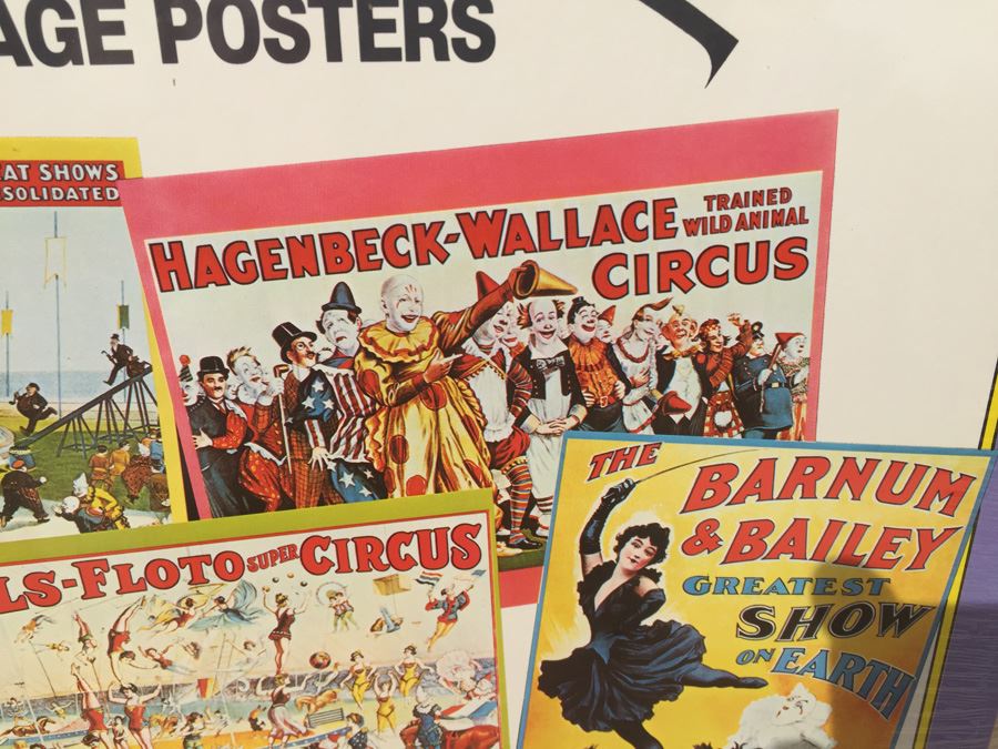 The Circus 8 Big Full-Page Posters Big Golden Picture Book Ringling Bros Barnum & Bailey New Sealed 1979 [Photo 6]