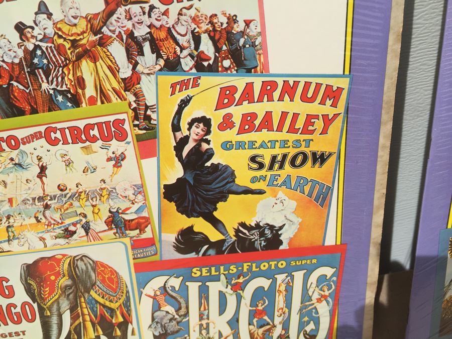 The Circus 8 Big Full-Page Posters Big Golden Picture Book Ringling Bros Barnum & Bailey New Sealed 1979 [Photo 7]
