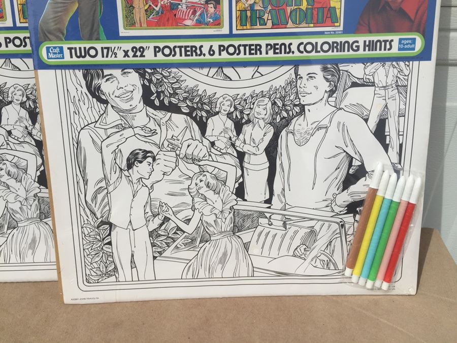 John Travolta Poster Art New Sealed Craft Master 1978 [Photo 9]