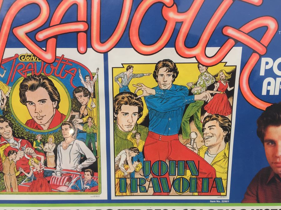 John Travolta Poster Art New Sealed Craft Master 1978 [Photo 7]