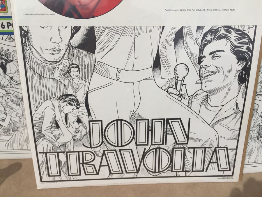 John Travolta Poster Art New Sealed Craft Master 1978 [Photo 13]